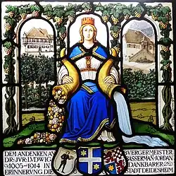 … dieses an Bürgermeister Ludwig Bassermann-Jordan