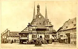Rathaus um 1870
