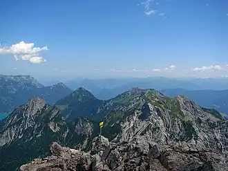 Der östliche Teil der Rauer-Knöll-Verzweigung vom Sonnjoch