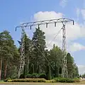 Die Rautarouva-Leitung war die erste 110-kV-Leitung in Finnland, erbaut in den 1920er Jahren.