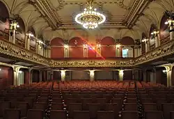 Großer Saal, Blick in den Zuschauerraum