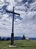 Gipfelkreuz mit Blick nach Südwesten