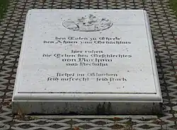 Dortiger Gedenkstein