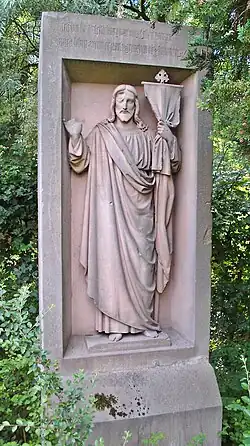 Grabdenkmal des Oberzollinspektors Ludwig von Redwitz, Vater des Dichters Oskar von Redwitz