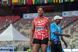 Selma Rosun bei den Afrikameisterschaften 2024 in Douala