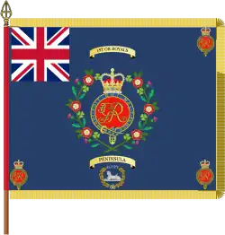 Regimentsfahnen des 1st Regiment of Foot (Royal Scots), 1815