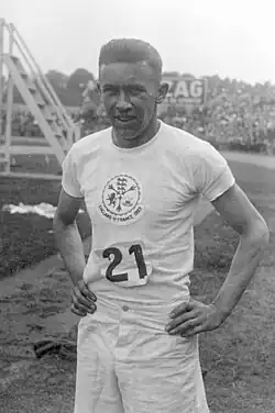 Reg Thomas – ausgeschieden als Dritter im vierten Vorlauf