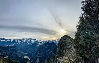 Rehleitenkopf mit Gipfelkreuz