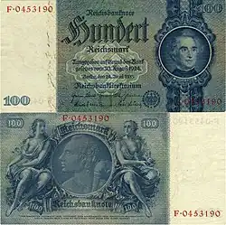 100 RM, 1935, Reichsbank­direktorium