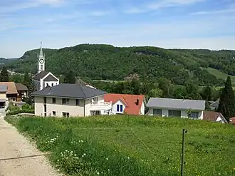 Iberig mit Kirche Rein