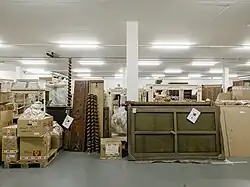 Ein Depot vor der Reinigung der Objekte (2021)