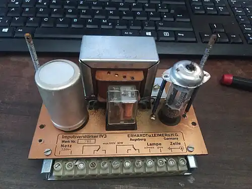 Impulsverstärker mit Elektronenröhre des ZZA
