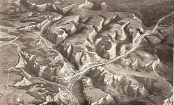 Reichsautobahn am Steilhang der Alb von Michael Zeno Diemer