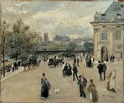 Auguste Renoir, Paris l’Institut au quai Malaquais, 1875