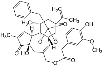 Strukturformel von Resiniferatoxin