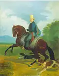 Reiterporträt von Jorge Huneeus