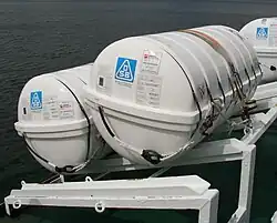 Rettungsinseln auf der Dania