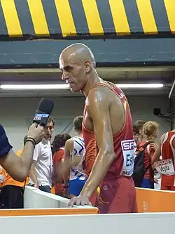 Reyes Estévez, zweifacher WM-Dritter (1997/1999), 1998 Europameister und 2002 Vizeeuropameister, wurde Elfter