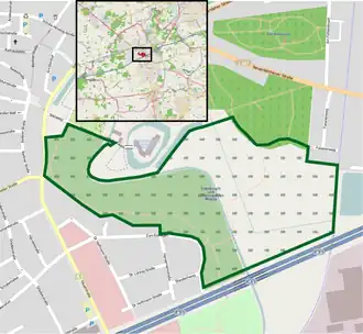 Übersichtskarte des Naturschutzgebiets