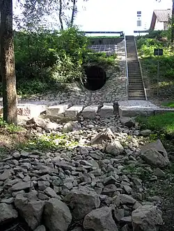 Zur Landesgartenschau 2022 neu gestalteter Auslauf