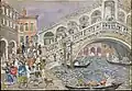 Rialtobrücke (Venedig), um 1911–1912
