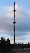 Richtfunkmast (ehemaliger Mittelwellensendemast) auf dem Hohen Meissner