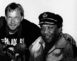 Bobby „Blue“ Bland (rechts) mit Rien Wisse, 1994
