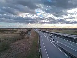 Rieselfelder des Stadtgutes Deutsch Wusterhausen beiderseits der A 13 südlich des Schönefelder Kreuzes