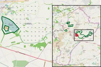 Übersichtskarte des Naturschutzgebiets
