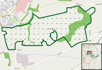 Übersichtskarte des Naturschutzgebiets