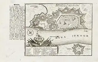 Zitadelle, Stadt 1700