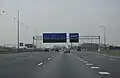 Die A4 an der Ausfahrt zum Flughafen Schiphol, 2010