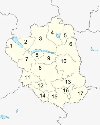 Kirchspiele der Kommune
