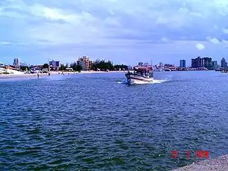 Tramandaí am Rio Tramandaí