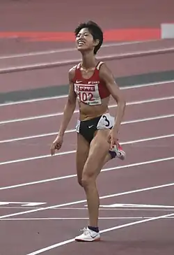 Ririka Hironaka – ausgeschieden als Siebte des ersten Vorlaufs