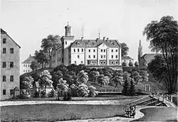 Schloss Erdmannsdorf (um 1859)