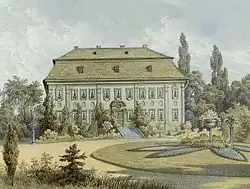 Rittergut Reuden um 1860, Sammlung Alexander Duncker