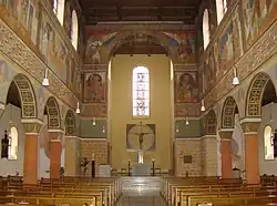 Inneres der Georgskirche in Rittersbach