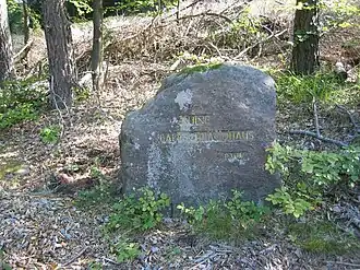 Ritterstein 242 an der Westflanke