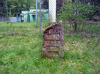 Der Ritterstein auf dem Gipfel