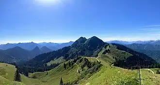 Almgebiet der Roßsteinalm von der Hochplatte