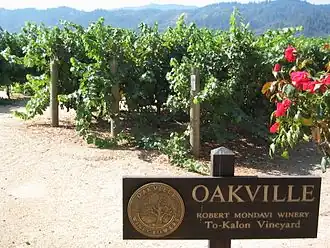 To-Kalon Vineyard, Robert Mondavi Winery.