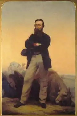William Strutt, Porträt von Robert O’Hara Burke, 1862