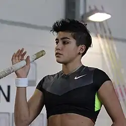 Roberta Bruni Rang fünfzehn mit 4,35 m