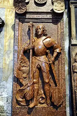 Lux Maurus: Grabplatte für Roberto Sanseverino im Dom von Trient, 1493