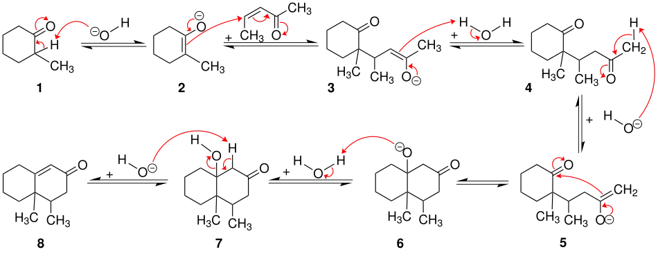 Mechanismus der Robinson-Anellierung