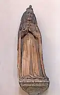 Terrakottafigur der Hl. Kunigunde