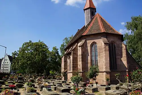 Rochuskapelle (Rochusfriedhof, 1521, Erbgruft der Familie)