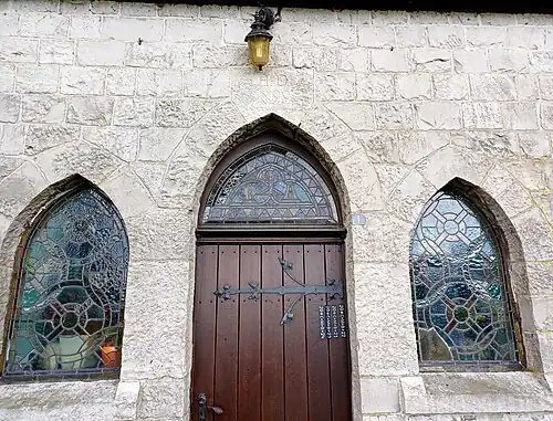 Eingangsbereich mit Schlussstein