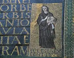 Mosaik mit der „Heidenkirche“